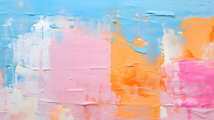 Digital nature acrylic paint poster web background