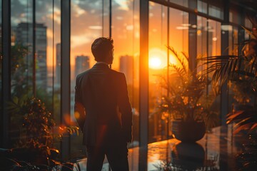 Sleek Minimalist Workspace Embraces Innovative Technology