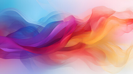 Digital colorful vibrant curves abstract poster web background