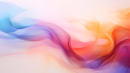 Obraz premium Digital colorful vibrant curves abstract poster web background