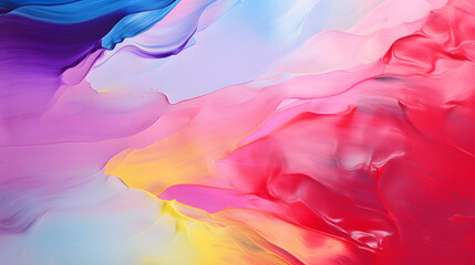 Obraz premium Digital colorful vibrant curves abstract poster web background