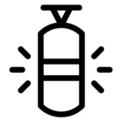 boxing line icon vector illustration  isolated on white background