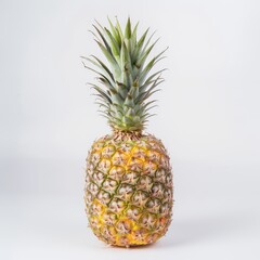 whole pineapple white background