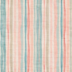 Hand drawn light pastel line in seamless pattern