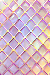 Abstract geometric digital background with rhombus pattern. 3d holographic gradient background