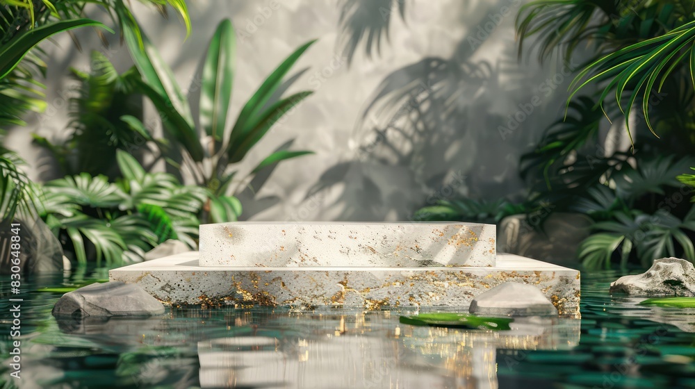 Aufkleber highlight the uniqueness of your brand with a stock photo showcasing a 3d render abstract scene feat
