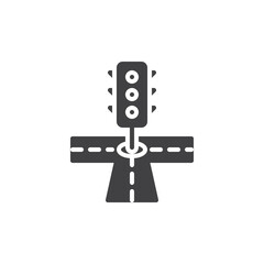 Road Traffic Light vector icon