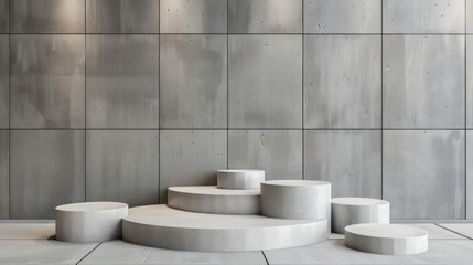 Design a modular podium system that can be easily customized and rearranged for different events. 