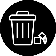 Vector Design Waste Icon Style