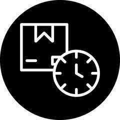 Vector Design Delivery Time Icon Style