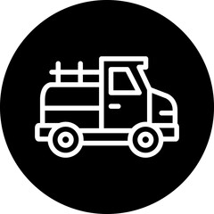 Vector Design Pickup Truck Icon Style