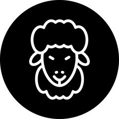 Vector Design Sheep Icon Style