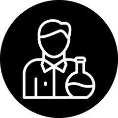 Vector Design Chemist Icon Style