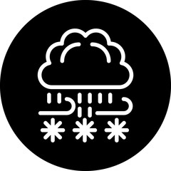 Vector Design Blizzard Icon Style