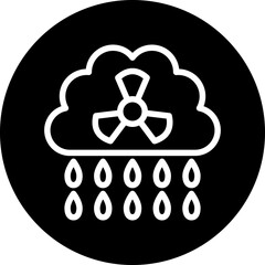 Vector Design Acid Rain Icon Style