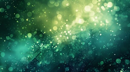 Magical Friendship Day background with midnight blue and emerald green tones glowing light trails misty textures soft-focus sparkles evoking enchantment of friendship background