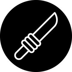Vector Design Knife Icon Style