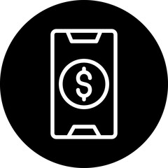 Vector Design Mobile Payment Icon Style