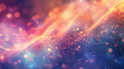 Fototapeta premium Exuberant Back to School background in sapphire and peach hues background