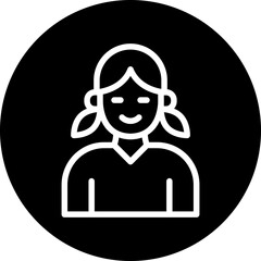 Vector Design Daughter Icon Style