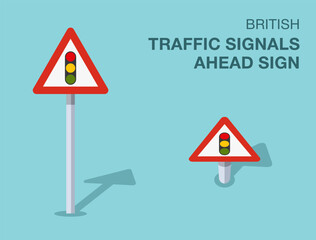 Traffic regulation rules. Isolated British 