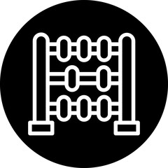 Vector Design Abacus Icon Style