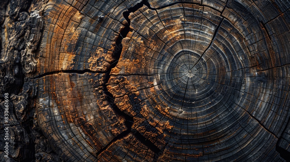 Poster tree trunk stack for captivating background images and textures