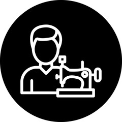Vector Design Tailor Icon Style