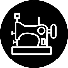 Vector Design Sewing Machine Icon Style