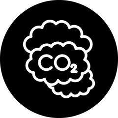 Vector Design Carbon dioxide Icon Style