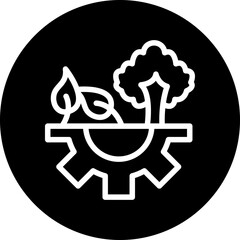 Vector Design Green Technology Icon Style