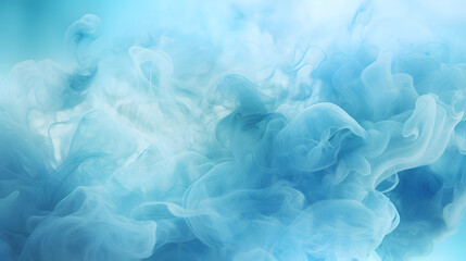 Digital blue geometric AI abstract graphics poster background