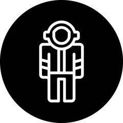Vector Design Astronaut Suit Icon Style