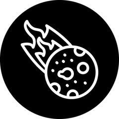 Vector Design Comet Icon Style