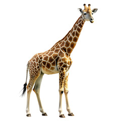 Obraz premium giraffe on transparent background