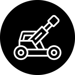 Vector Design Army Artillery Icon Style