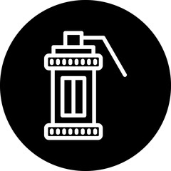 Vector Design Smoke Grenade Icon Style