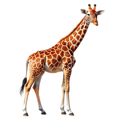Fototapeta premium giraffe on transparent background