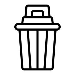 Disposal Vector Line Icon Design