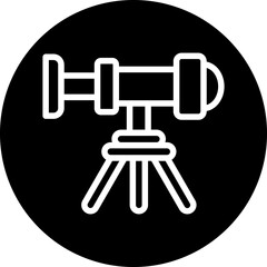 Vector Design Spyglass Icon Style