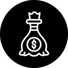 Vector Design Money Bag Icon Style