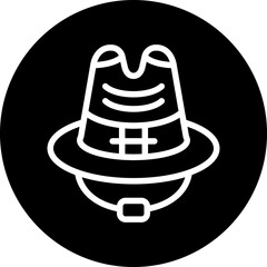 Vector Design Cowboy Hat Icon Style