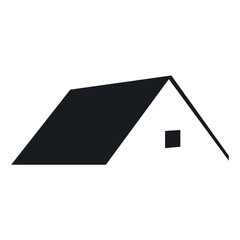 House Roof icon vector. Roof illustration sign. Housetop symbol. Carpet logo.