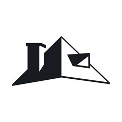 House Roof icon vector. Roof illustration sign. Housetop symbol. Carpet logo.