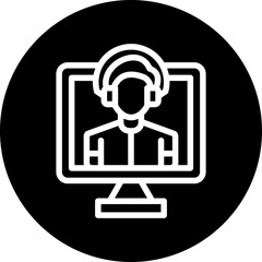 Vector Design Online Service Icon Style