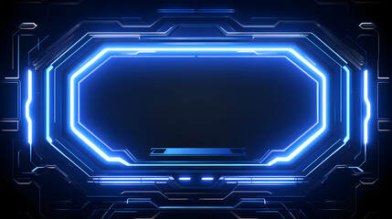 Digital blue futuristic design graphics poster background