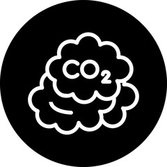 Vector Design CO2 Icon Style