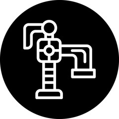 Vector Design Hand Pump Icon Style