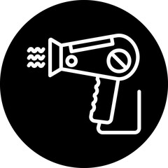 Vector Design Hair Dryer Icon Style