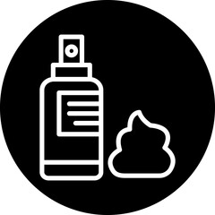 Vector Design Barber Foam Icon Style